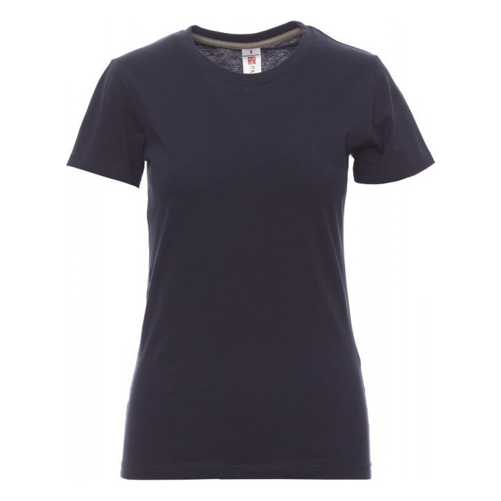 T-shirt Sunset Lady Payper vue de face bleu marine