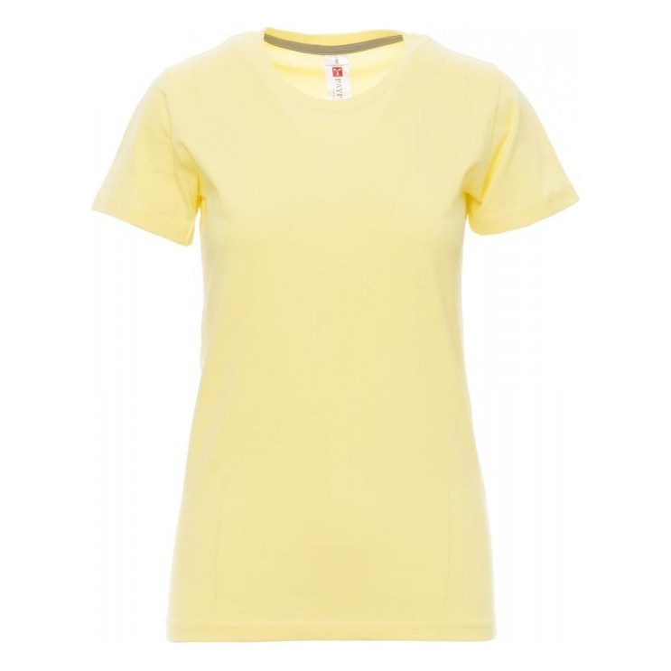 T-shirt Sunset Lady Payper vue de face citron vert clair
