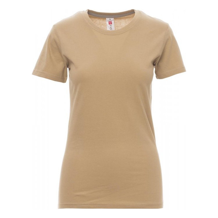 T-shirt Sunset Lady Payper vue de face marron chaud