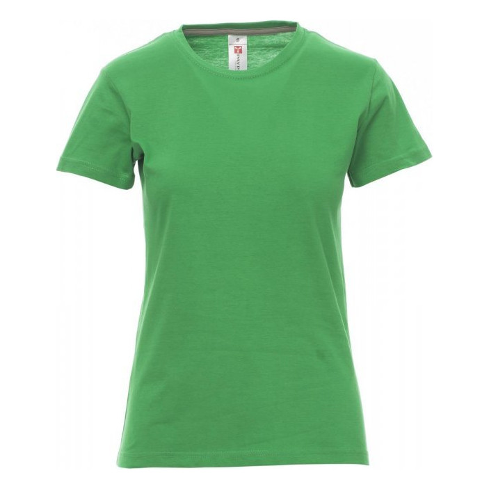 T-shirt Sunset Lady Payper vue de face vert gelée
