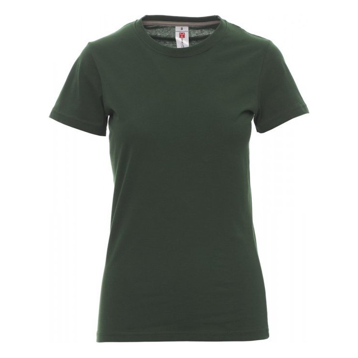 T-shirt Sunset Lady Payper vue de face vert