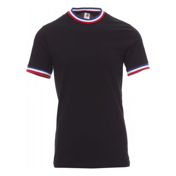 Tee-shirt de travail Flag Payper vue de face noir